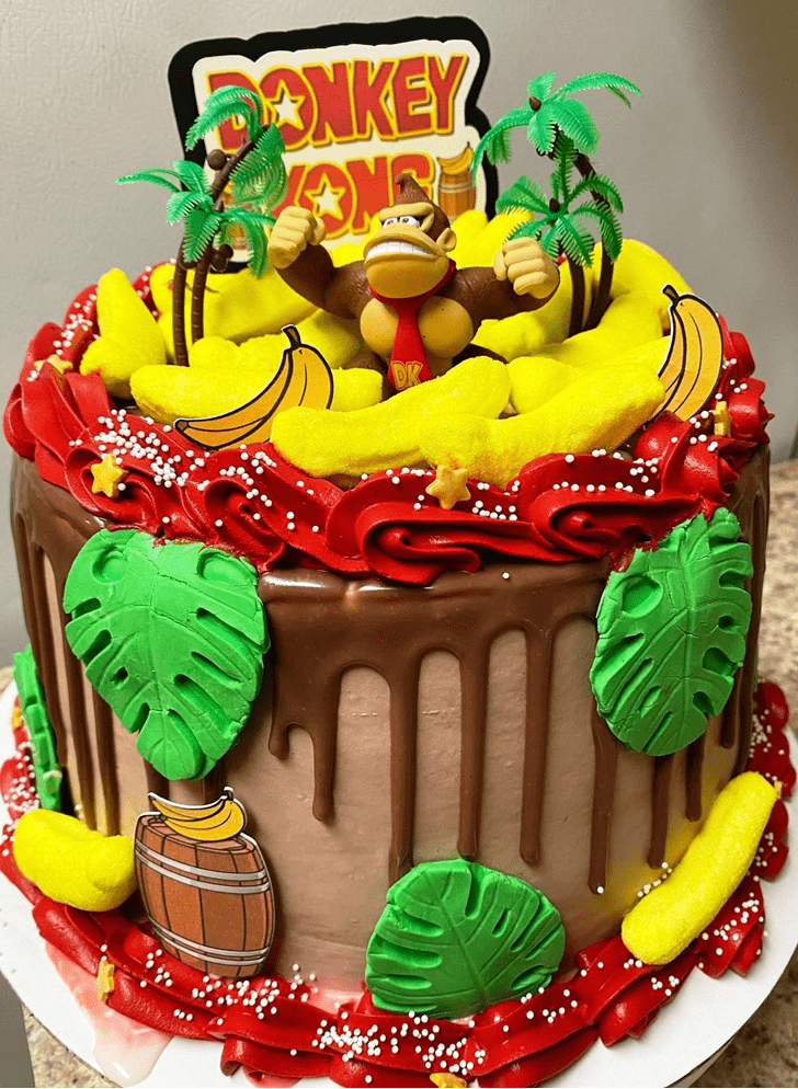 Good Looking Donkey Kong Cake