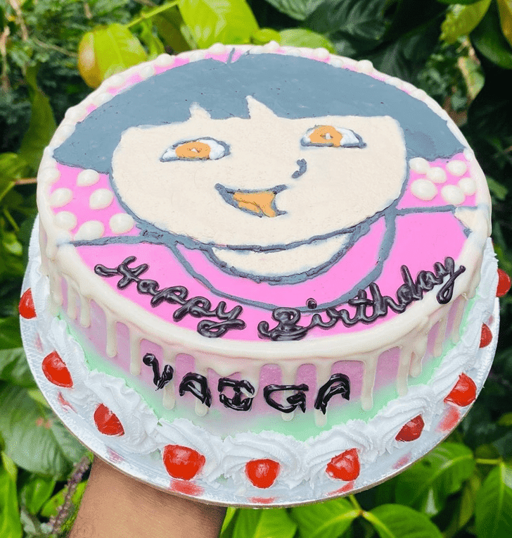 Inviting Dora Cake