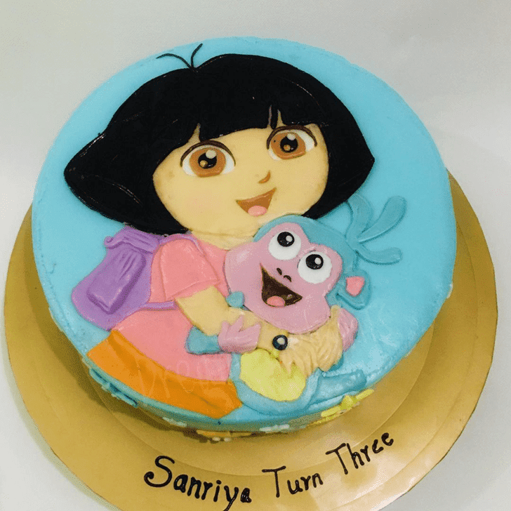 Lovely Dora Cake Design
