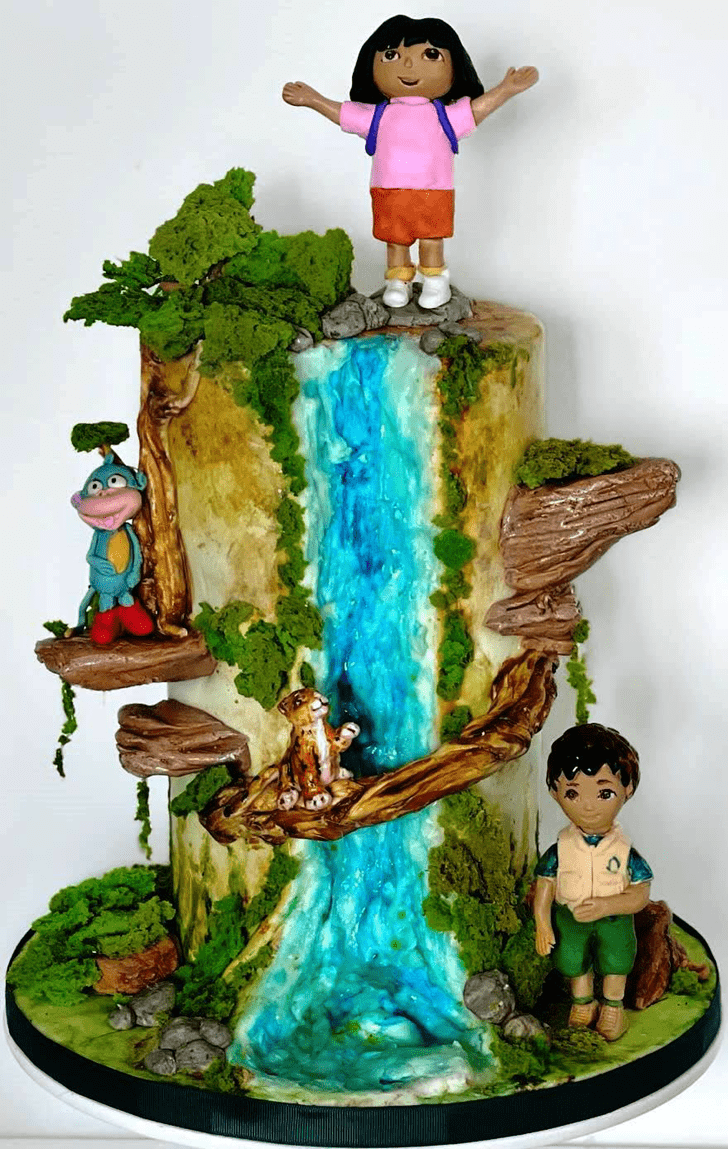 Angelic Dora The Explorer Cake