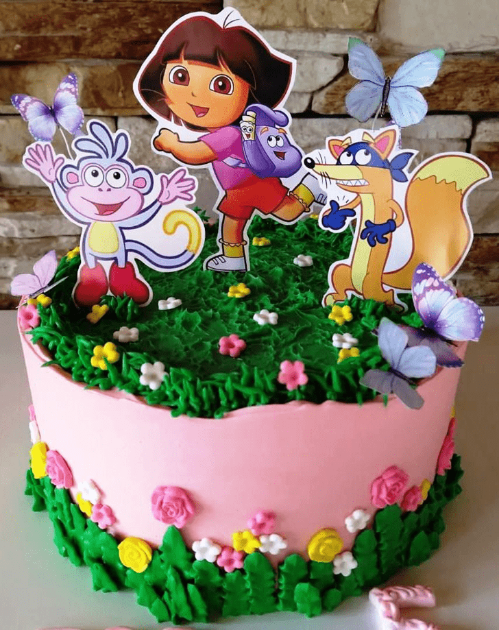 Bewitching Dora The Explorer Cake