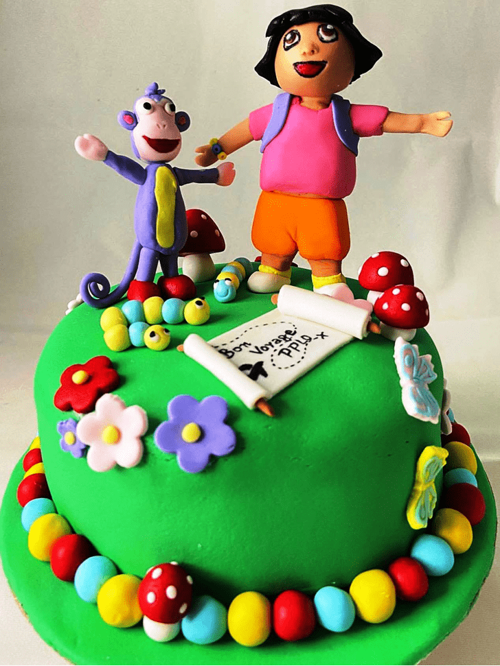Captivating Dora The Explorer Cake