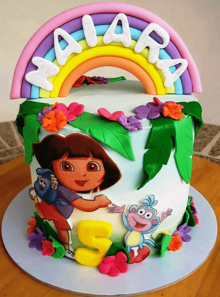 Comely Dora The Explorer Cake