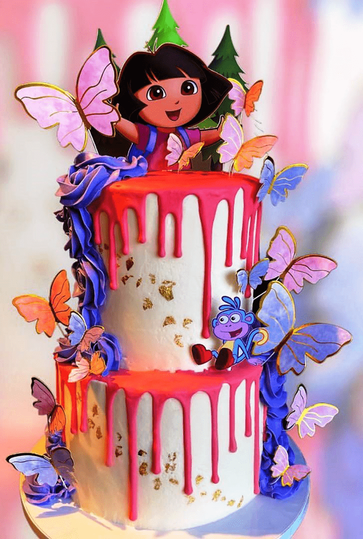 Enthralling Dora The Explorer Cake