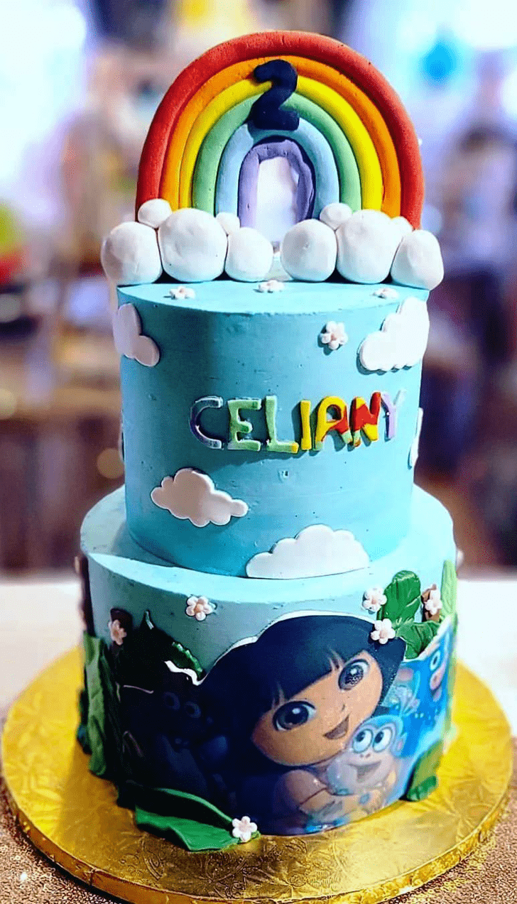 Fine Dora The Explorer Cake