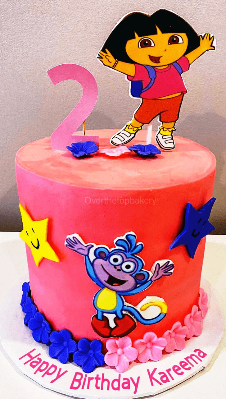 Inviting Dora The Explorer Cake