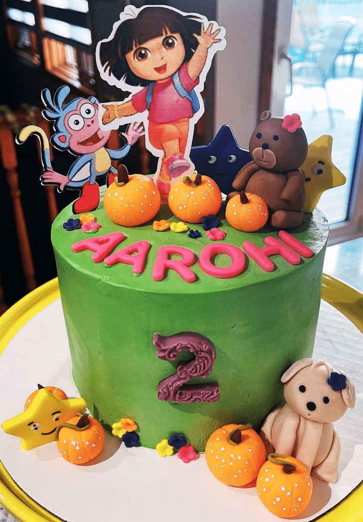 Magnetic Dora The Explorer Cake