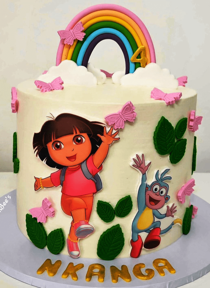 Nice Dora The Explorer Cake