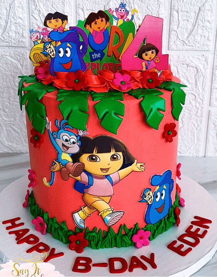 Stunning Dora The Explorer Cake