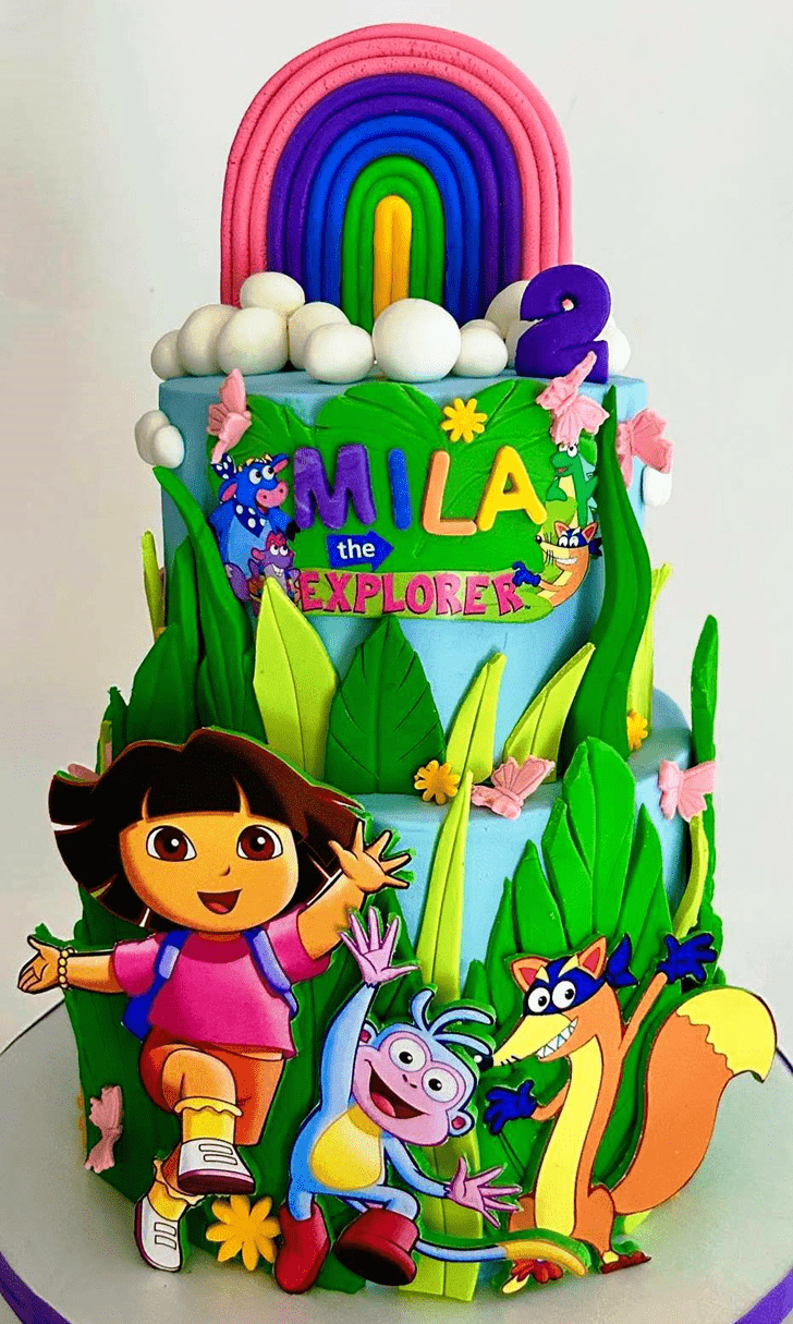 Superb Dora The Explorer Cake