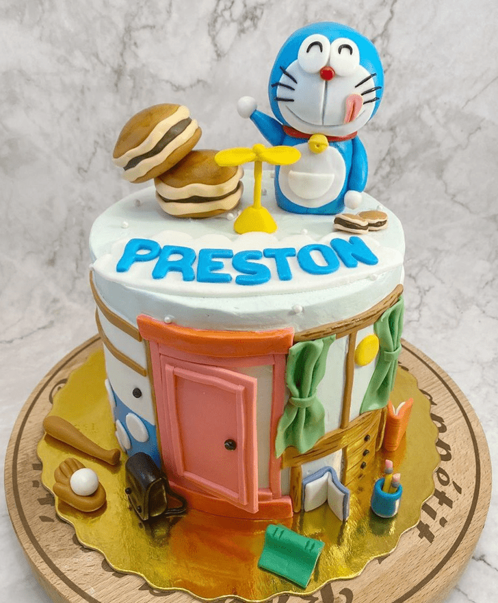 Fun Doraemon Theme Cake - Swiss N Tulips