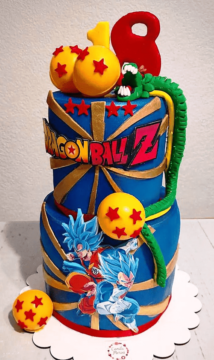 Comely Dragon Ball Cake