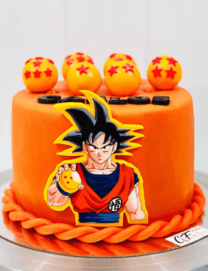 Elegant Dragon Ball Cake