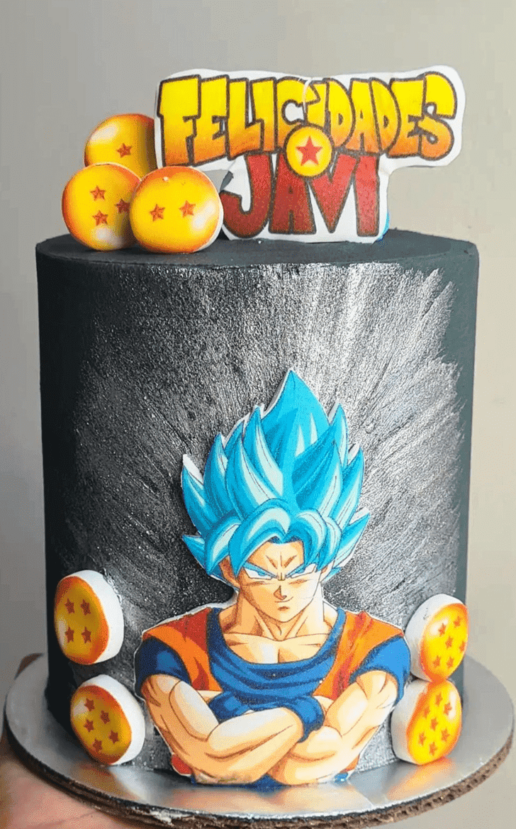 Inviting Dragon Ball Cake