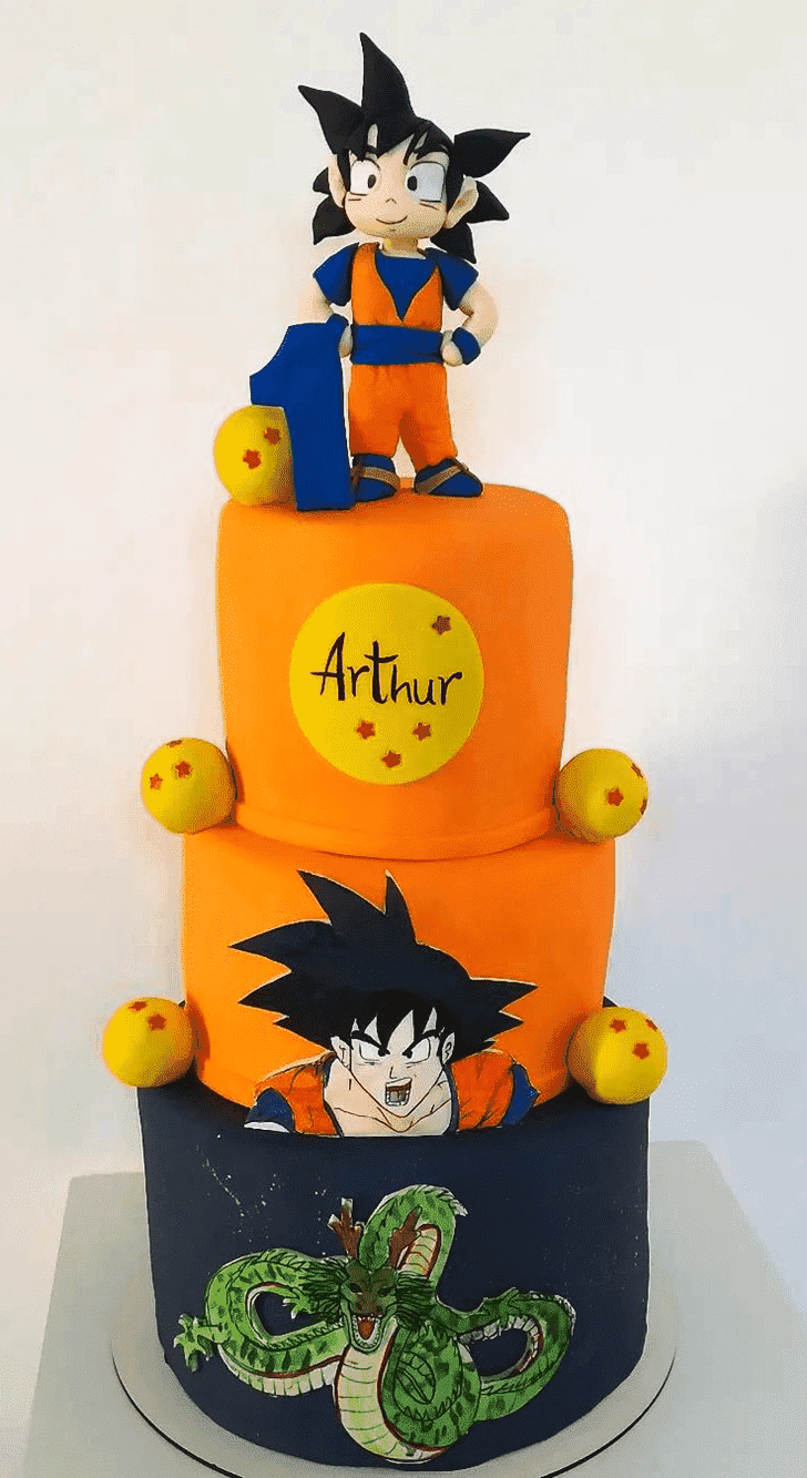 Mesmeric Dragon Ball Cake