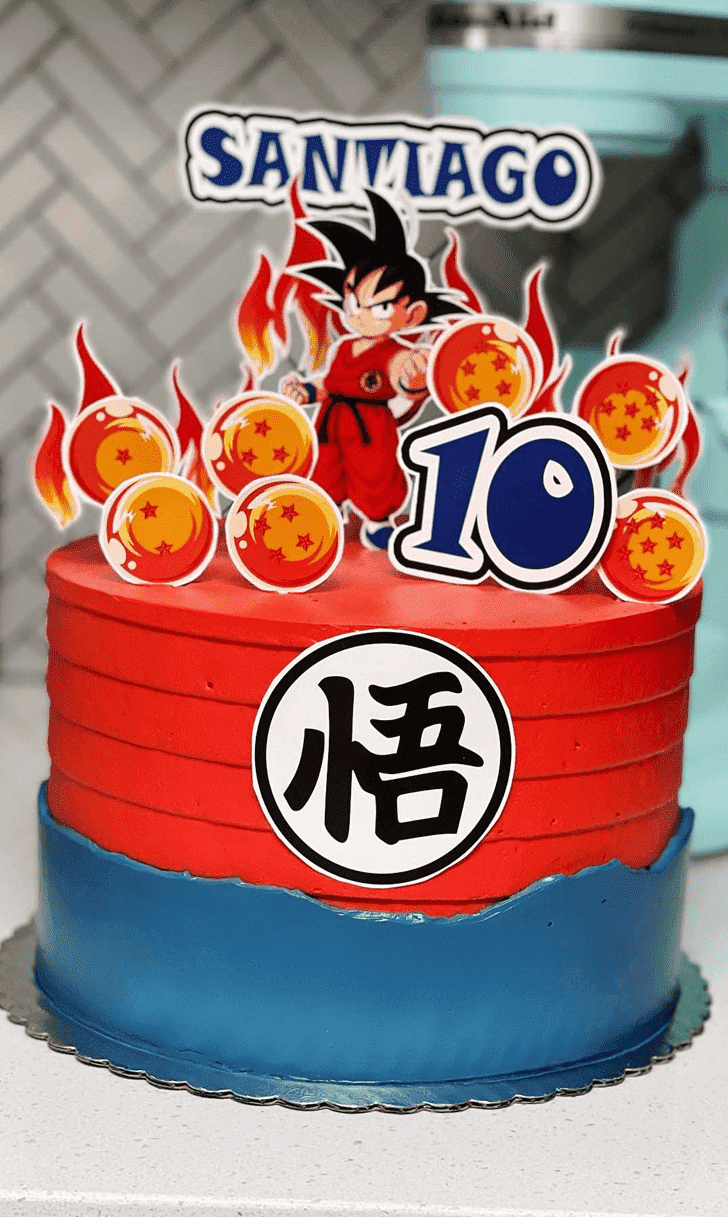 Splendid Dragon Ball Cake