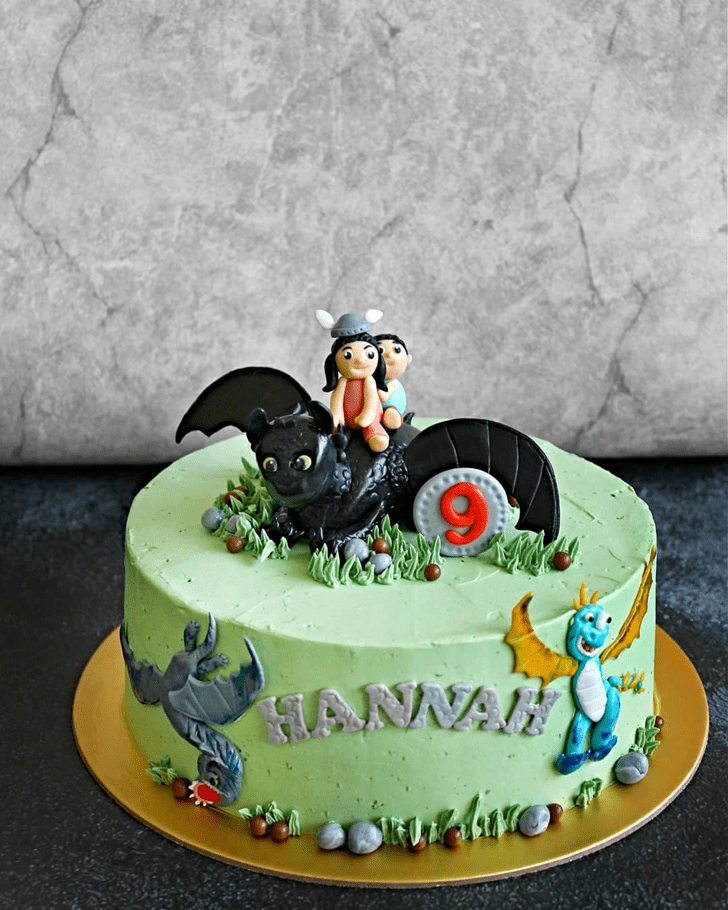Charming Dragon Cake