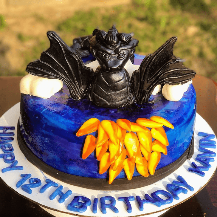 Dazzling Dragon Cake