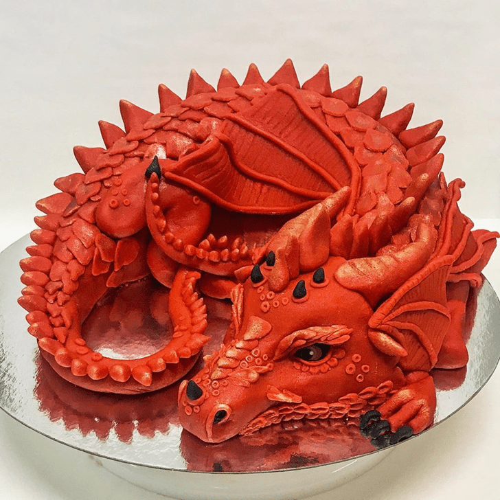 Gorgeous Dragon Cake