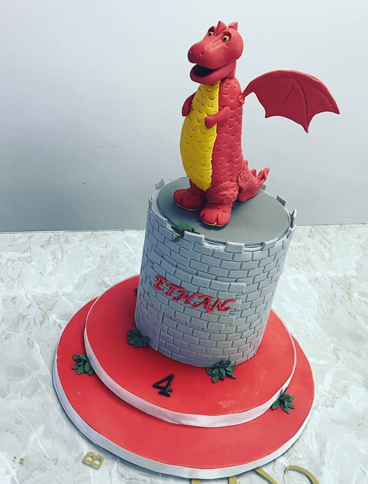 Graceful Dragon Cake