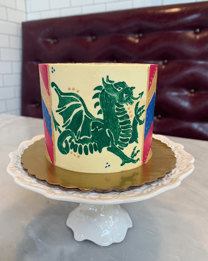Radiant Dragon Cake