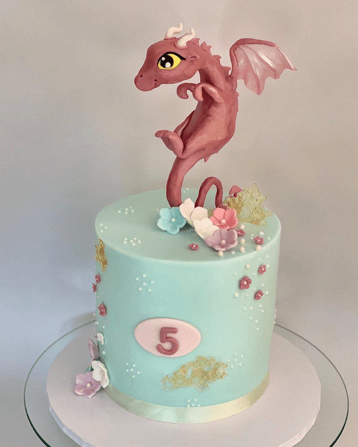 Shapely Dragon Cake