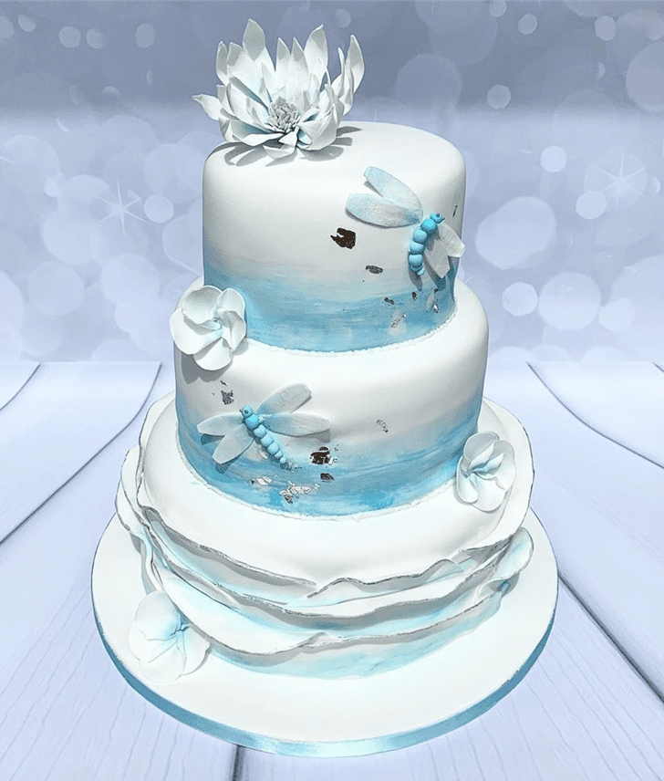 Admirable Dragonfly Cake Design