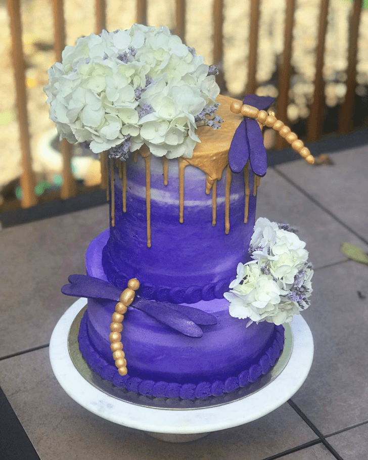 Good Looking Dragonfly Cake