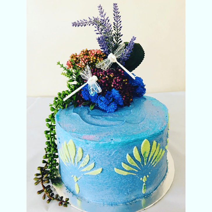 Stunning Dragonfly Cake