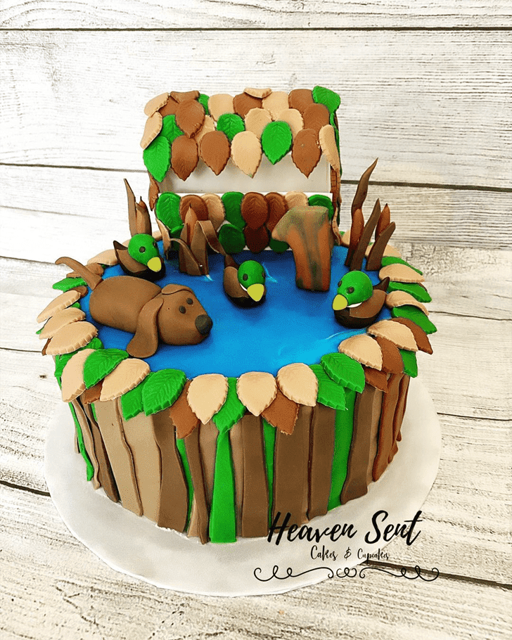 Bewitching Duck Hunt Cake