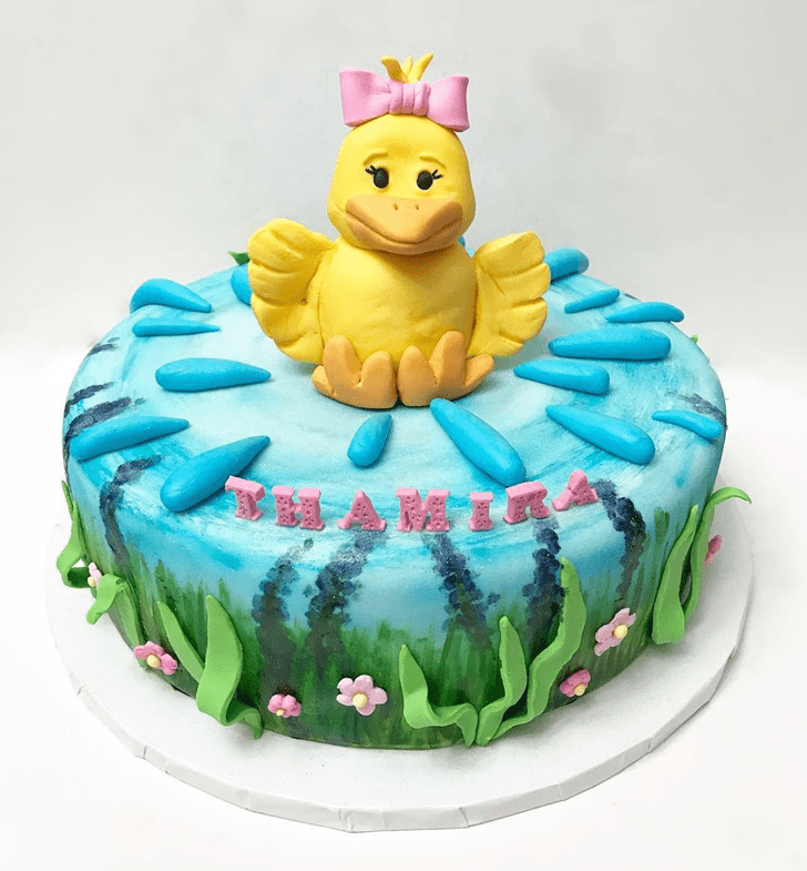 Graceful Duckling Cake