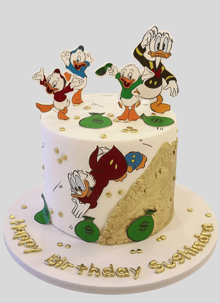 Admirable Duck Tales Cake Design