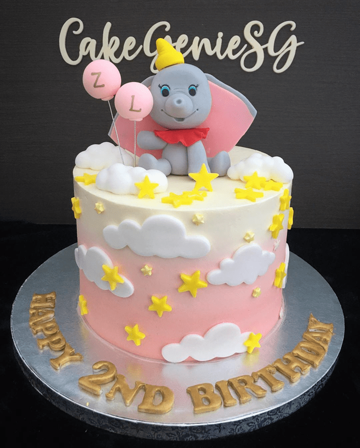 Charming Dumbo Cake