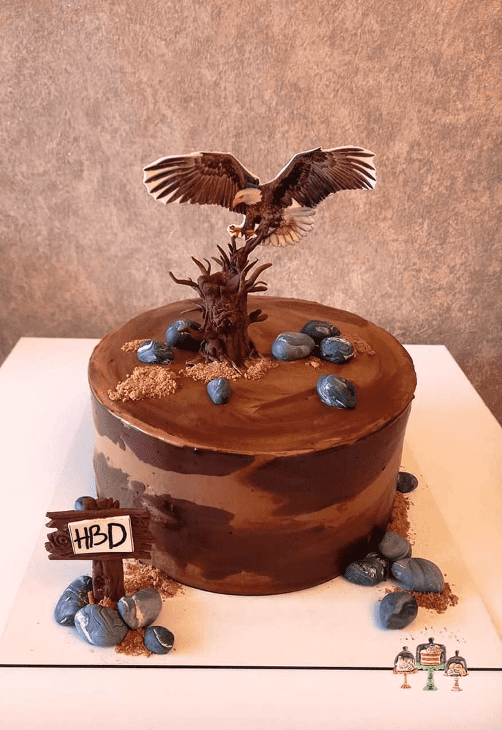 Handsome Eagle Cake