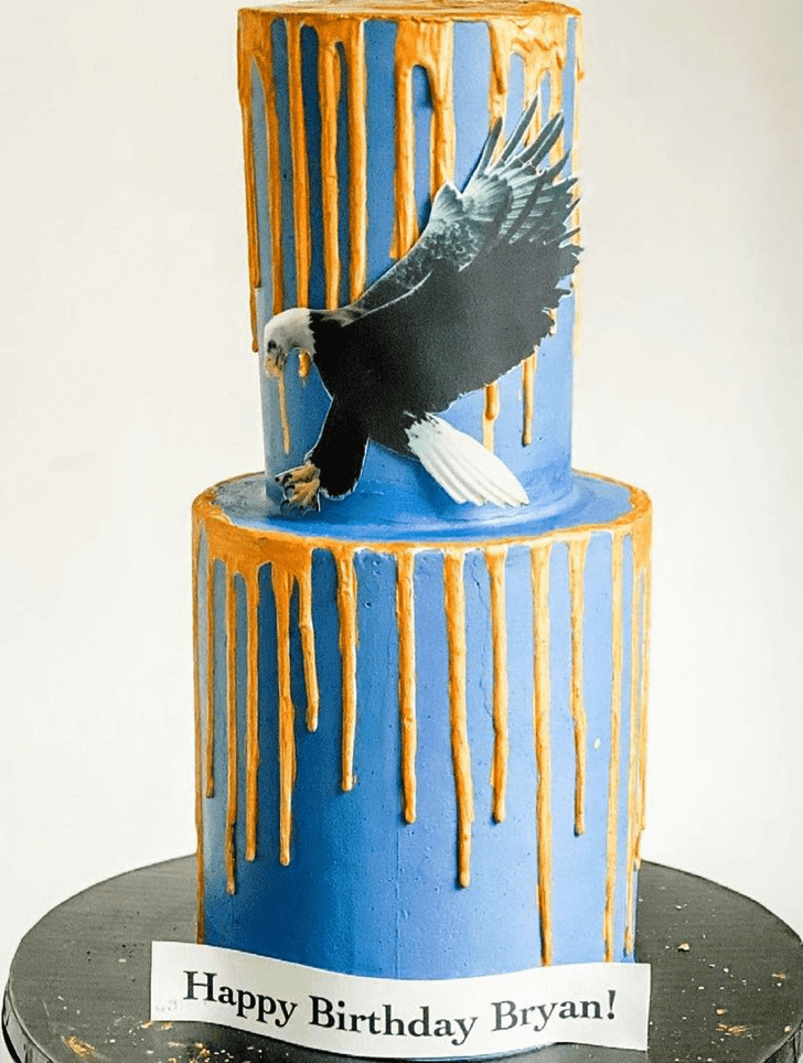 Lovely Eagle Cake Design