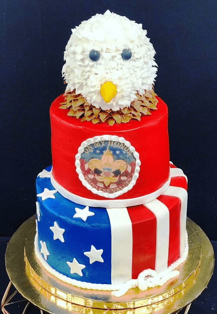 Wonderful Eagle Cake Design
