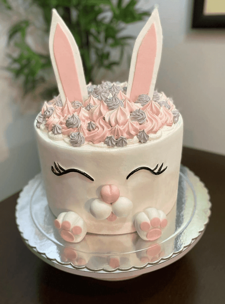Charming Easter Bunny Cake