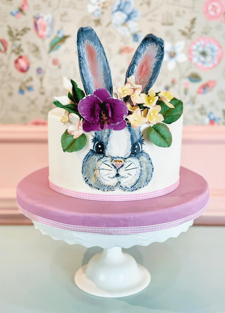 Dazzling Easter Bunny Cake