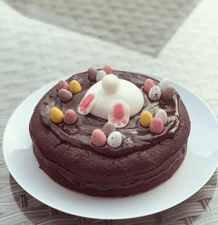 Enticing Easter Bunny Cake