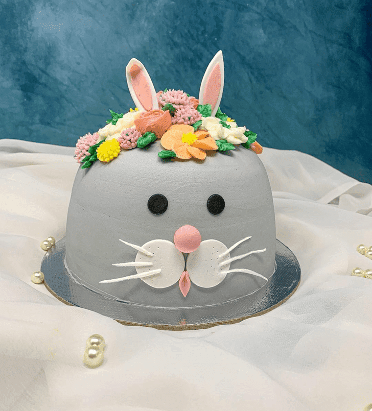 Fetching Easter Bunny Cake