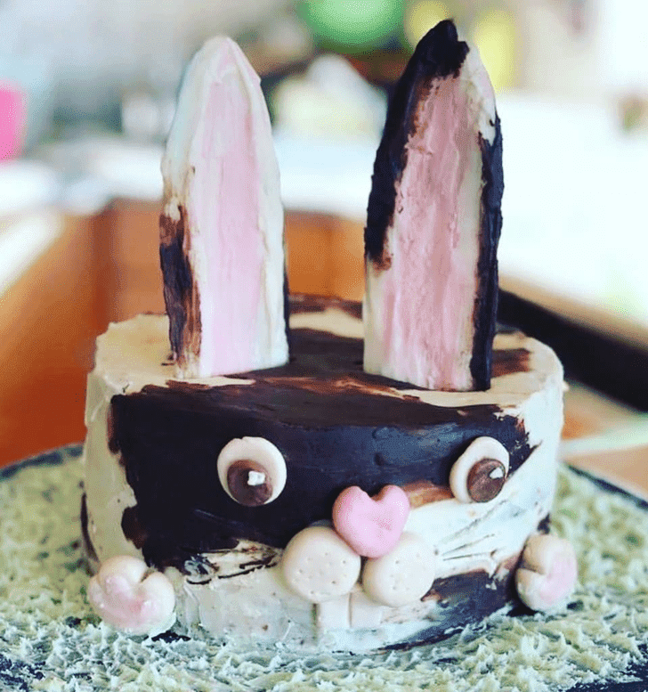 Handsome Easter Bunny Cake