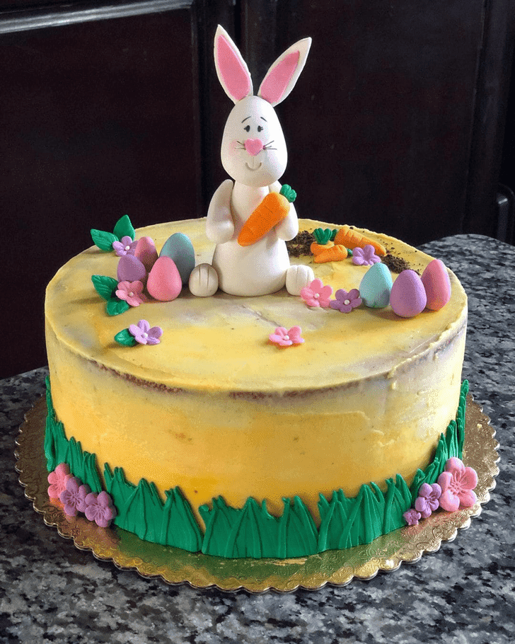Mesmeric Easter Bunny Cake