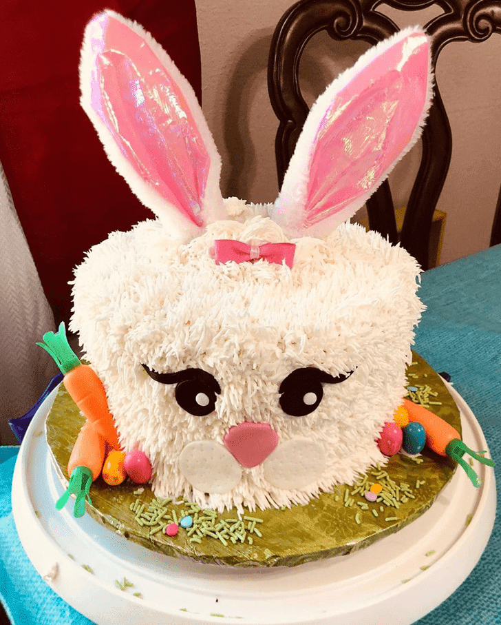 Radiant Easter Bunny Cake