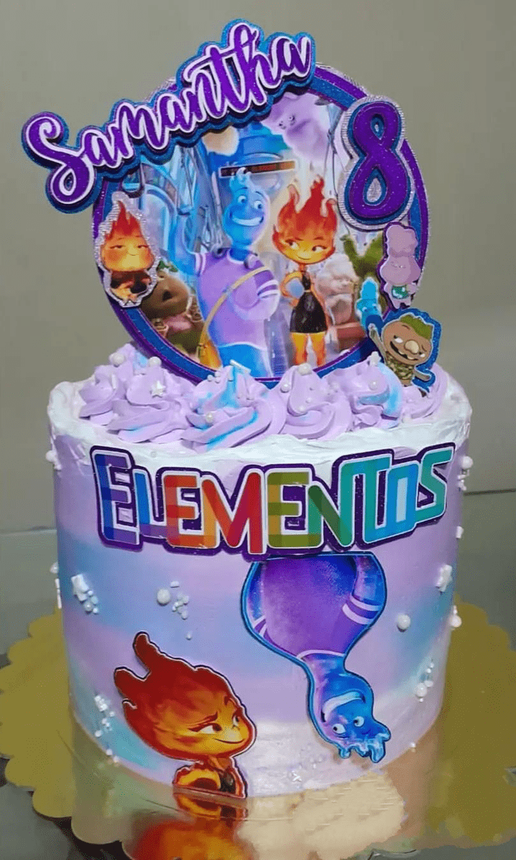 Admirable Elemental Cake Design