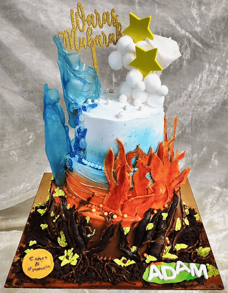 Good Looking Elemental Cake