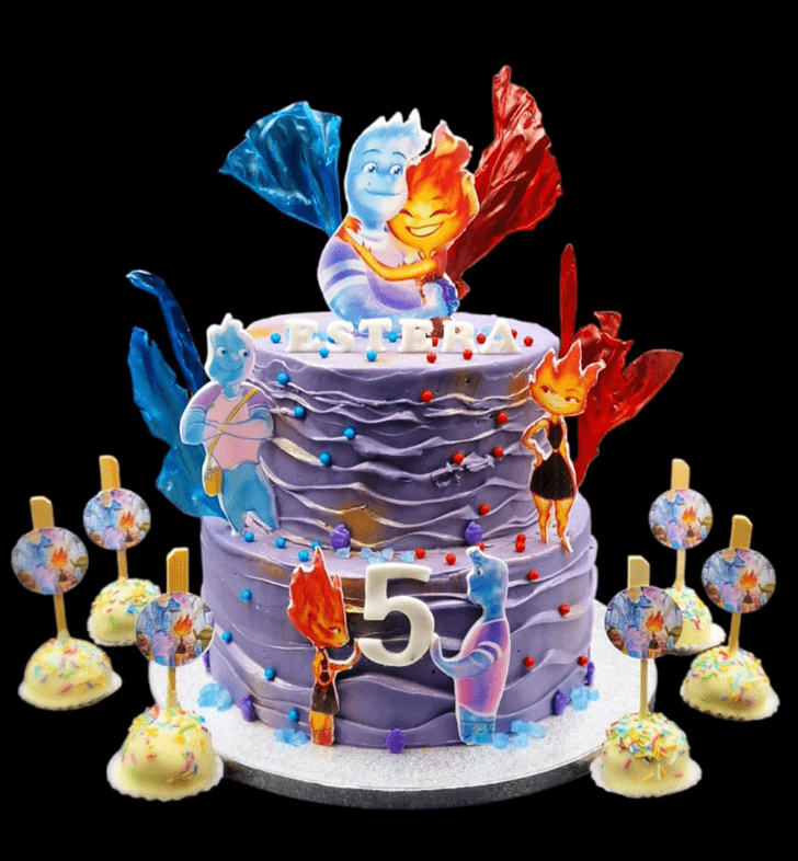 Graceful Elemental Cake