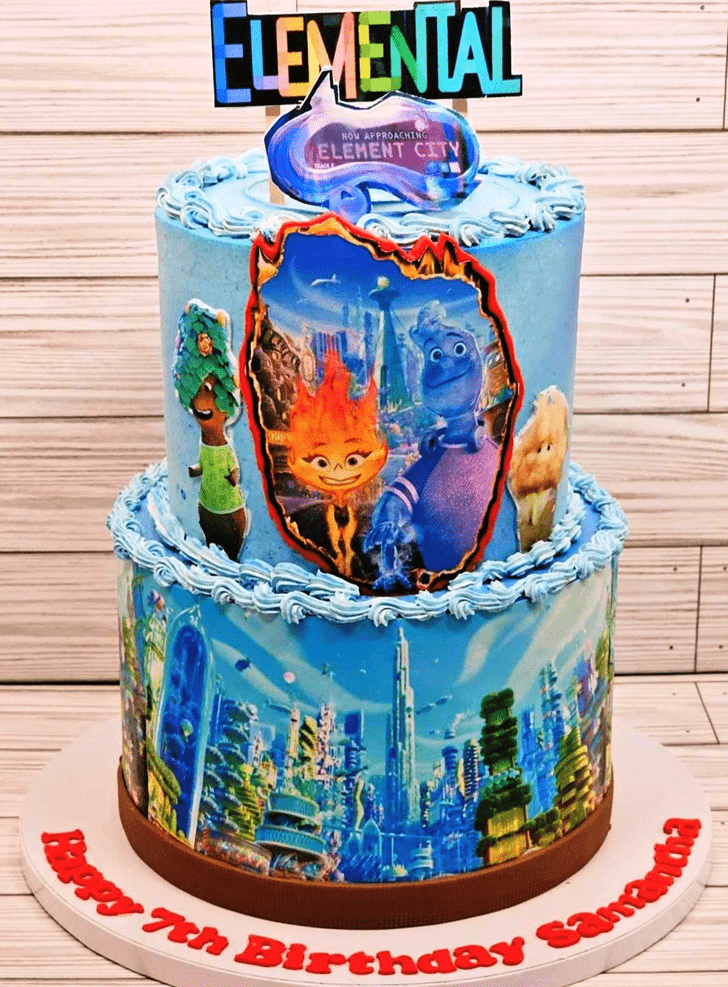 Handsome Elemental Cake