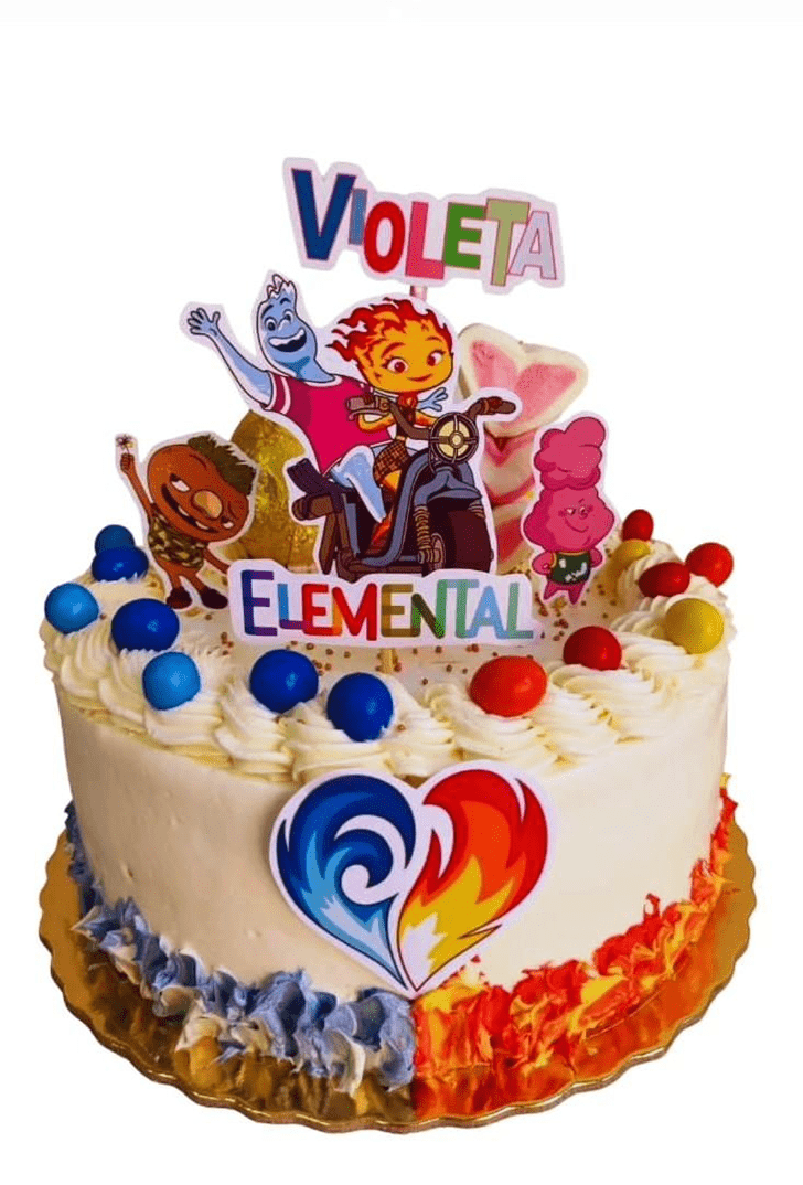 Lovely Elemental Cake Design