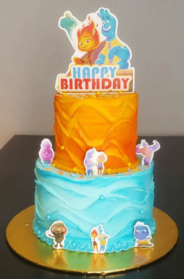 Pleasing Elemental Cake