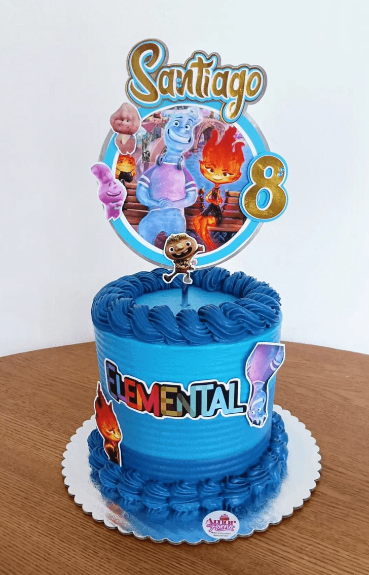 Pretty Elemental Cake